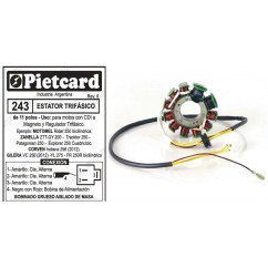 ESTATOR HONDA CB 250 NIGHTHAWK -  ZANELLA PATAGONIAN 250 - RIDER