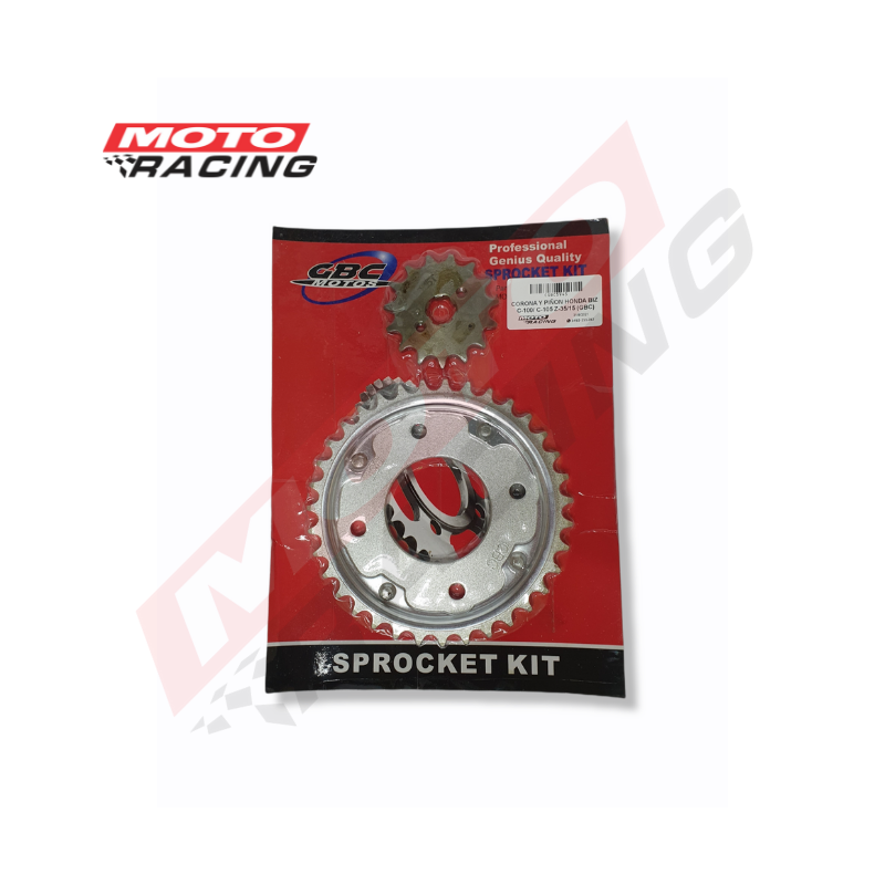 CORONA Y PIÑON HONDA BIZ C-100-  C-105 Z-35- 15 (GBC)
