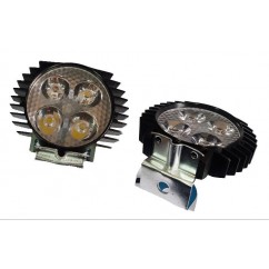 FARO TUNNING AUXILIAR 4 LED REDONDO x2