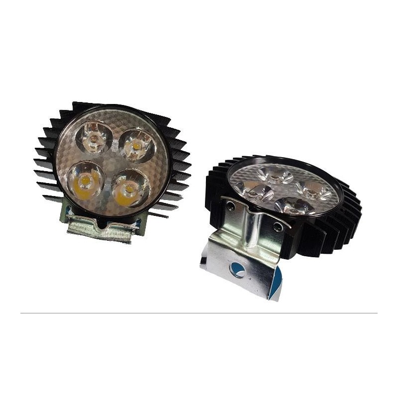FARO TUNNING AUXILIAR 4 LED REDONDO x2