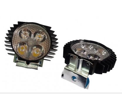 FARO TUNNING AUXILIAR 4 LED REDONDO x2