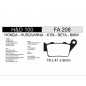 PASTILLA FRENO BAJAJ NS 200 TRASERA - HD100 (HADA)