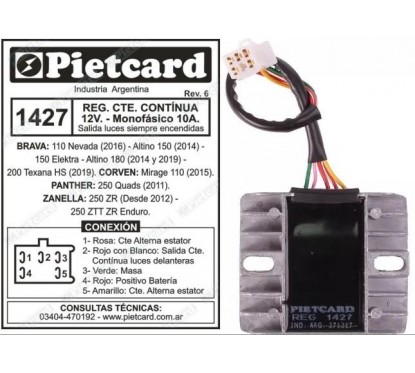 REGULADOR BRAVA ALTINO 150 10A