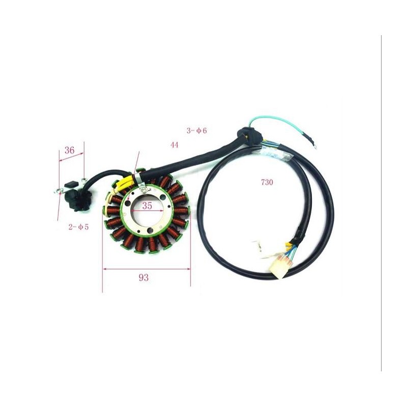 ESTATOR HONDA XR 250 TORNADO-  CBX 250 TWISTER (FORTE)