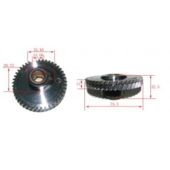 ARBOL DE LEVA HONDA CG 125 FAN -  TITAN 00 (NO RX) CATI-MOTO