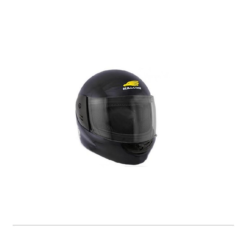 CASCO HALCON H5 KIDS STICKERS NEGRO BRILLO "XS" 54mm