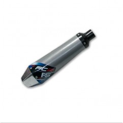 ESCAPE DEPORTIVO UNIVERSAL ALUMINIO PLATA (FCR)