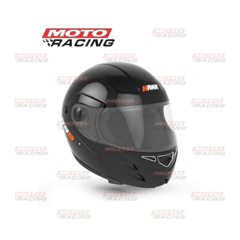 CASCO HAWK RS5 FLIP UP NEGRO BRILLO "M" 58cm