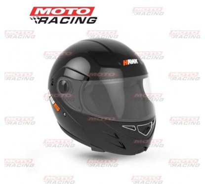 CASCO HAWK RS5 FLIP UP NEGRO BRILLO "M" 58cm