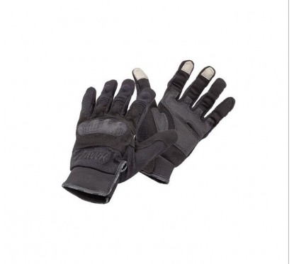 GUANTES ARMY NEGRO C/ DEDOS "M" (HAWK)