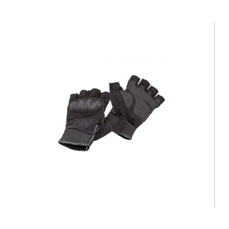 GUANTES ARMY NEGRO S/ DEDOS "XL" (HAWK)