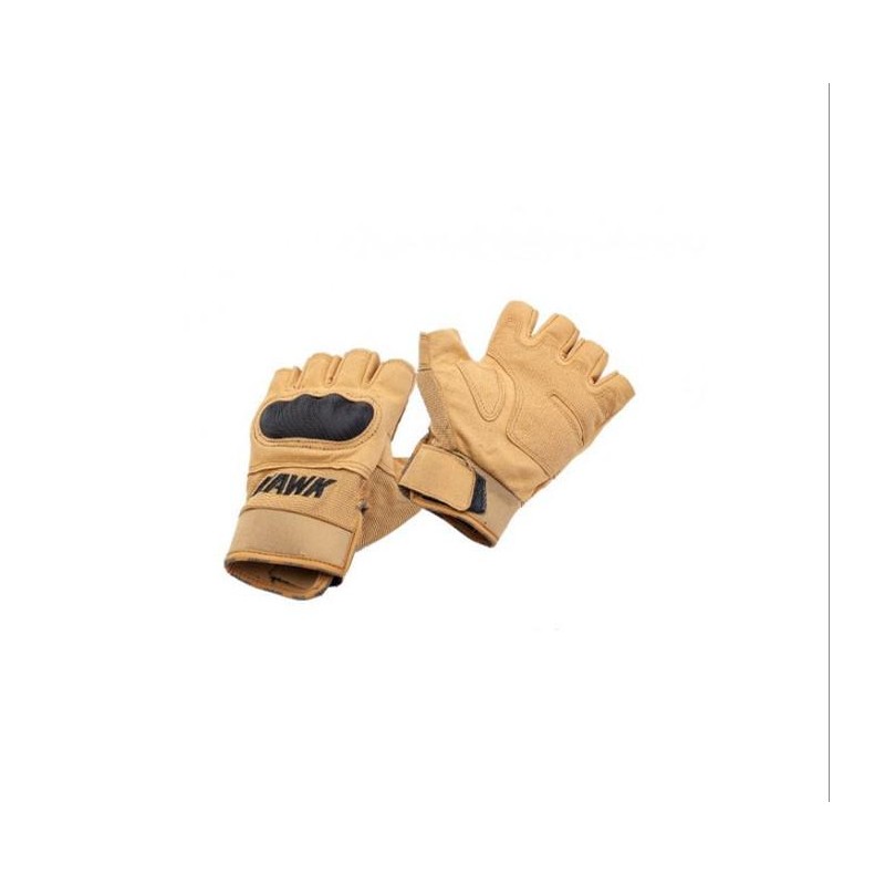 GUANTES ARMY CAMEL S-  DEDOS "XL" (HAWK)