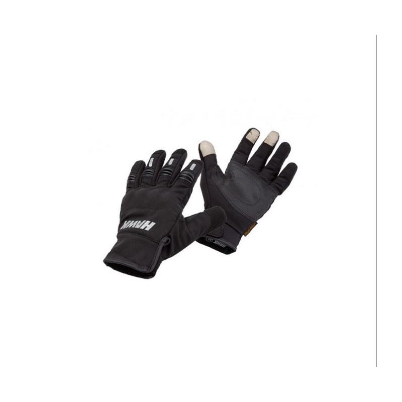 GUANTES NIGHT RIDER NEGRO "M" (HAWK)