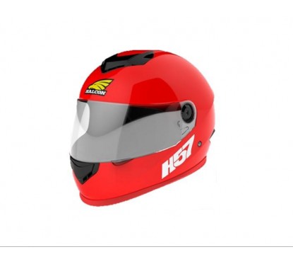 CASCO HALCON INTEGRAL H57 ROJO BRILLANTE "M" 58mm