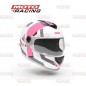 CASCO HAWK INTEGRAL RS1F BLANCO/FUCSIA MATE "S" 56cm