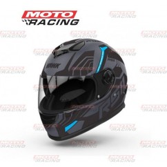 CASCO HAWK INTEGRAL RS11 REVO SOPHIE NEGRO/ CELESTE "M" 58cm