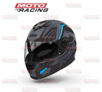 CASCO HAWK INTEGRAL RS11 REVO SOPHIE NEGRO-  CELESTE "M" 58cm