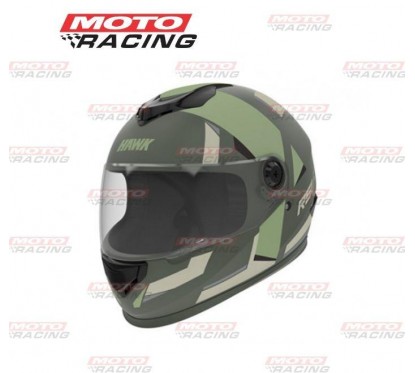 CASCO HAWK INTEGRAL RS1F VERDE CAMOU MATE "M" 58cm