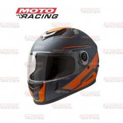 CASCO RS1 ALPHA SOPHIE INTEGRAL GRIS -  NARANJA "M" 58cm (HAWK)