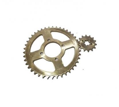 CORONA Y PIÑON SUZUKI AX 100 T-14- 42 (CHOHO)