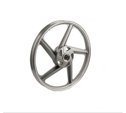 LLANTA ALEACION ZANELLA RX DELANTERA ZAPATA PLATA