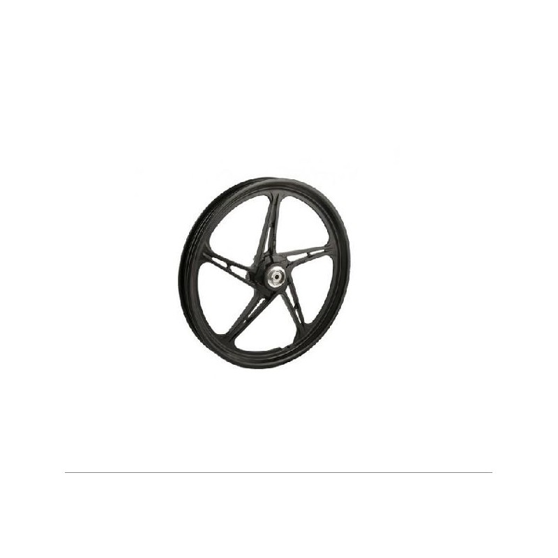 LLANTA ALEACION YAMAHA NEW CRYPTON T-110 DELANTERA 140x17 NEGRA
