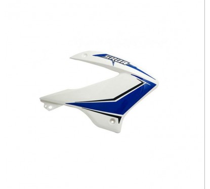 DEFLECTOR TANQUE DERECHO MOTOMEL SKUA 150 V6 BLANCO / AZUL