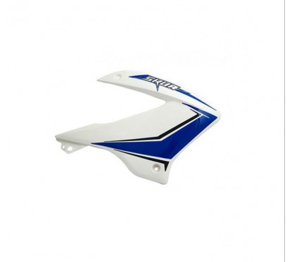 DEFLECTOR TANQUE DERECHO MOTOMEL SKUA 150 V6 BLANCO -  AZUL
