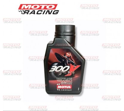 ACEITE 300V 100% SINTETICO 15W 50 4T (MOTUL)
