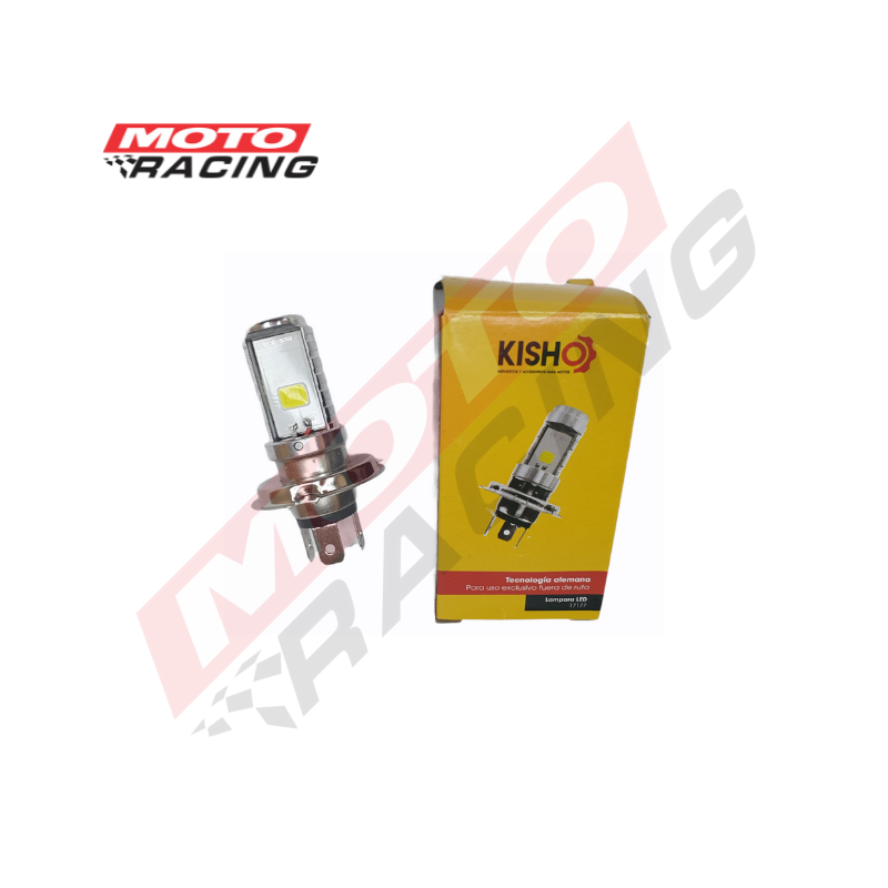 LAMPARA LED H4 12V 6W 6000K (KISHO)