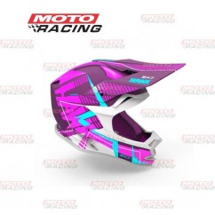 CASCO HAWK ZX7 CROSS VIOLETA C- GRAFICOS "L" 60cm
