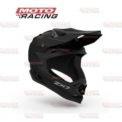 CASCO HAWK ZX7 CROSS NEGRO MATE "L" 60cm