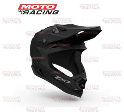 CASCO HAWK ZX7 CROSS NEGRO MATE "L" 60cm