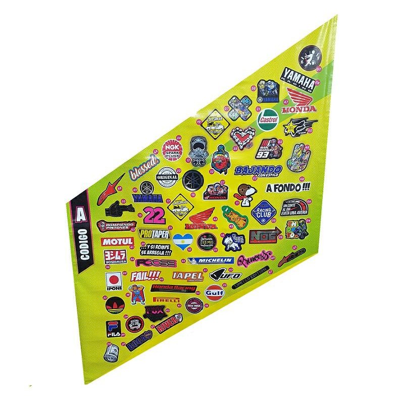 CALCOMANIA VARIAS "A"