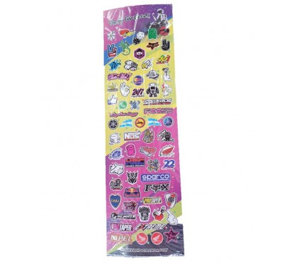 CALCOMANIA VARIAS RESINADA VERDE "A"