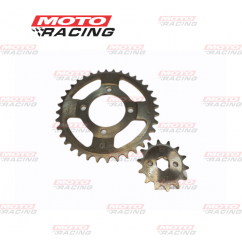 CORONA Y PIÑON HONDA WAVE NF 100-  GILERA SMASH 110 Z-36- 14 (CHOHO)