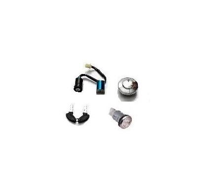 LLAVE CONTACTO HONDA CG TITAN 00 SET C-  TAPA TANQUE