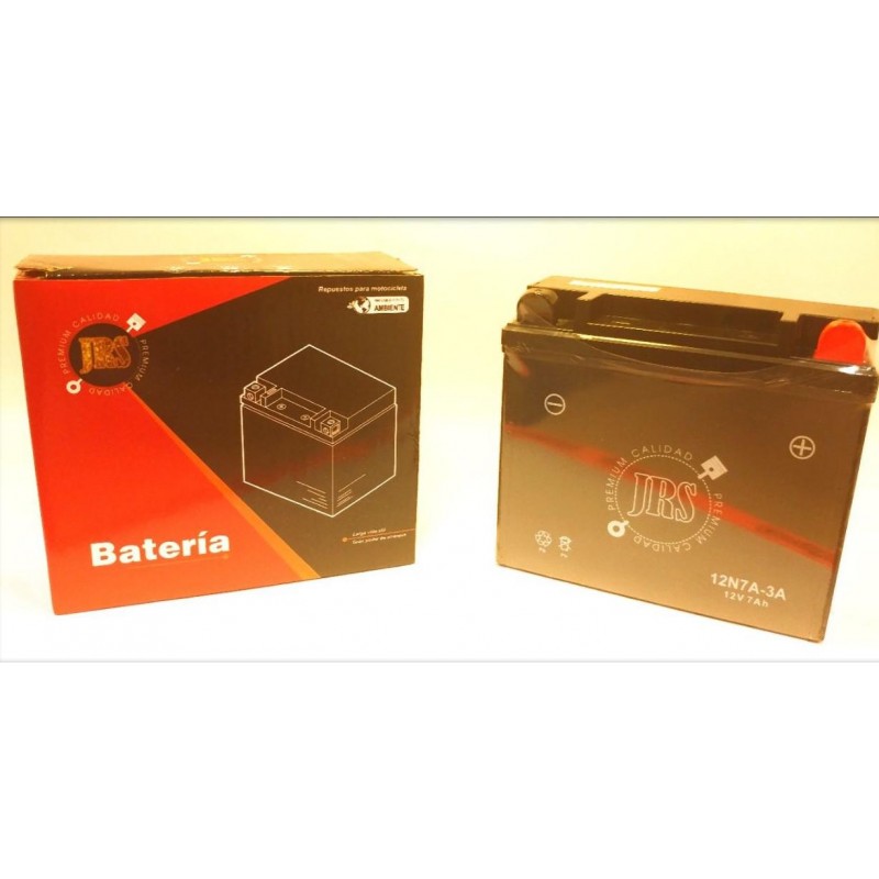 BATERIA 12V 12N7A-3A POSITIVO DERECHO (JRS)