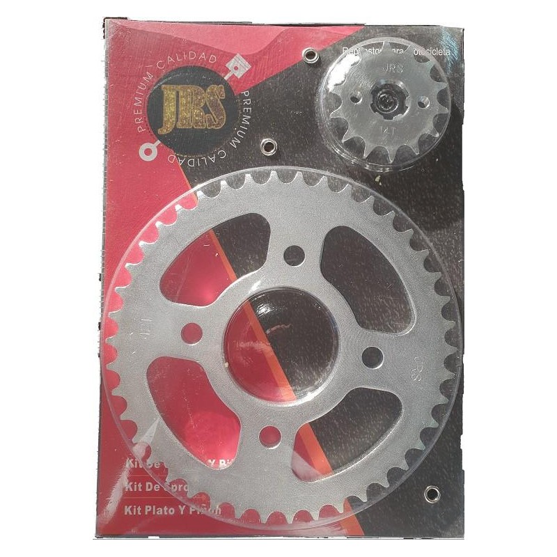 CORONA Y PIÑON HONDA CB 150 INVICTA 42- 15 428 (JRS)
