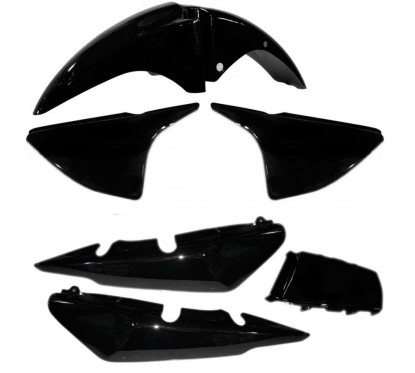 KIT PLASTICOS HONDA CG TITAN 150 NEGRO 5 PIEZAS