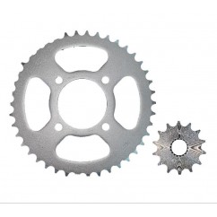 CORONA Y PIÑON SUZUKI GN 125- BENELLI 135 TNT  T-42- 14 428 JRS