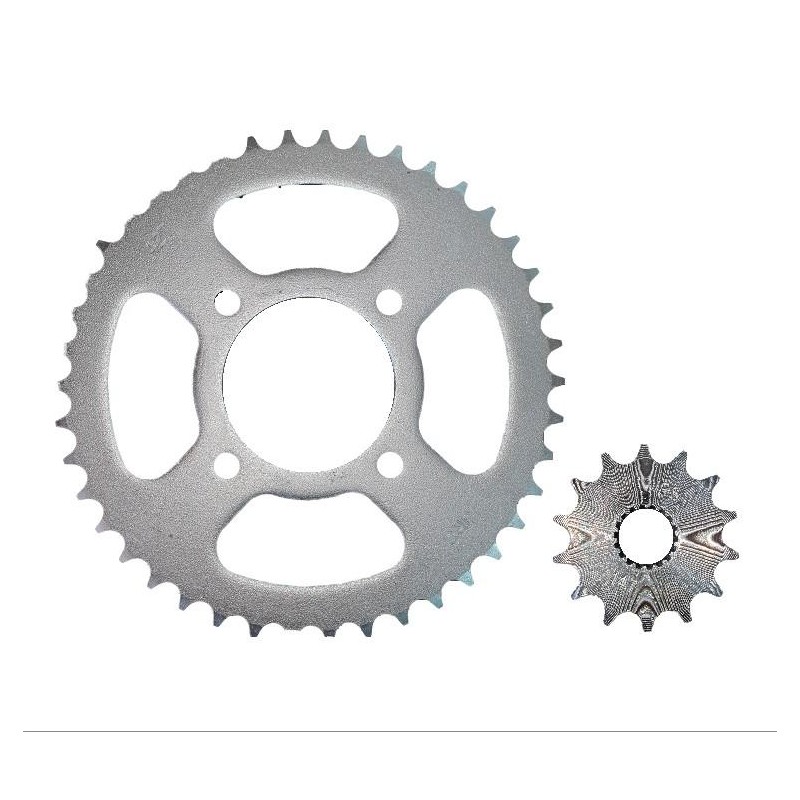 CORONA Y PIÑON SUZUKI GN 125- BENELLI 135 TNT  T-42- 14 428 JRS