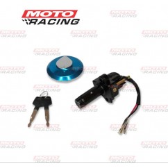 LLAVE CONTACTO HONDA CBX 250 TWISTER SET C- TAPA TANQUE (OKINOI)