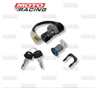 LLAVE CONTACTO HONDA BIZ 100 C- TRABA ASIENTO 5 PINES SE(OKINOI)
