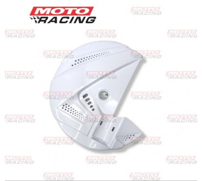 PROTECTOR CUBRE DISCO HONDA XR 250 TORNADO BLANCO CHICO