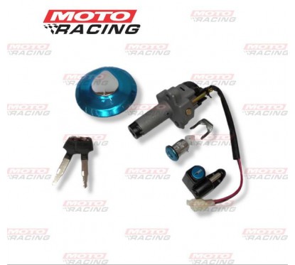 LLAVE CONTACTO HONDA CG TITAN 150 SET C- TAPA TANQUE Y ASIENTO