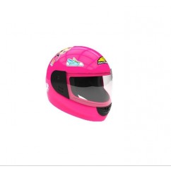 CASCO HALCON H5 KIDS STICKERS ROSA BRILLO "XS" 54mm