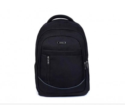 MOCHILA BASIC VIAJE NEGRA LISA PORTA NOTEBOOK