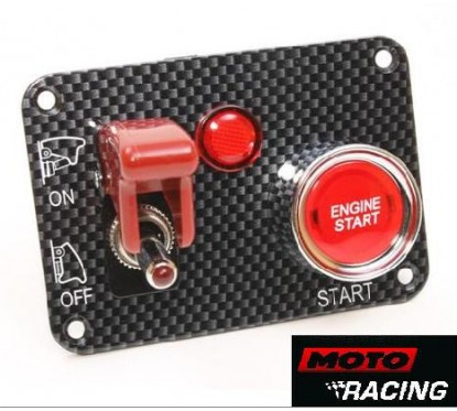 TABLERO COMPETICION BOTON ARRANQUE-LLAVE 1 PUNTO-TESTIGO (CRIFA