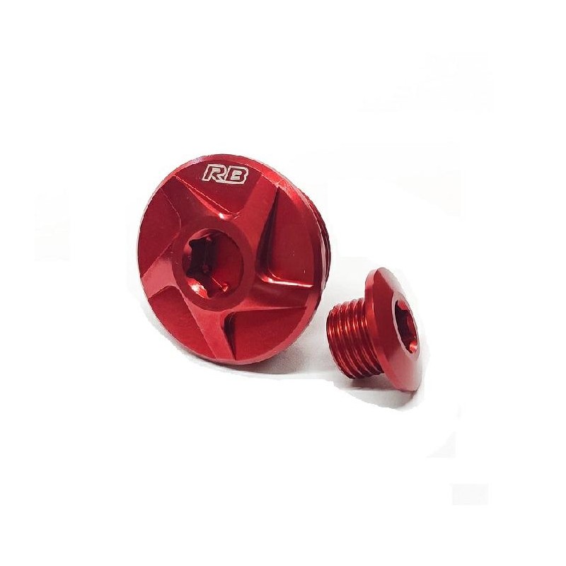 TAPON ENCENDIDO HONDA TORNADO / TWISTER 30mm ROJO RB PARTS